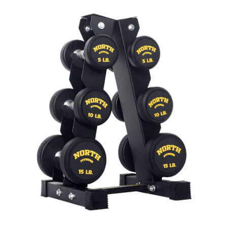 เซตดัมเบลหุ้มยาง NORTH FITNESS รุ่น DVR 15_1